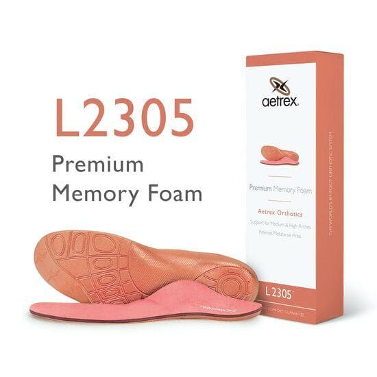 AETREX Women's Premium Memory Foam Orthotics W/ Metatarsal Support AETREX Women's Premium Memory Foam Orthotics W/ Metatarsal Support
