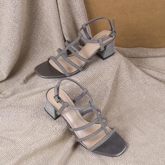 Women Gun-metal Casual Sandals | Metro Shoes Women Gun-metal Casual Sandals | Metro Shoes