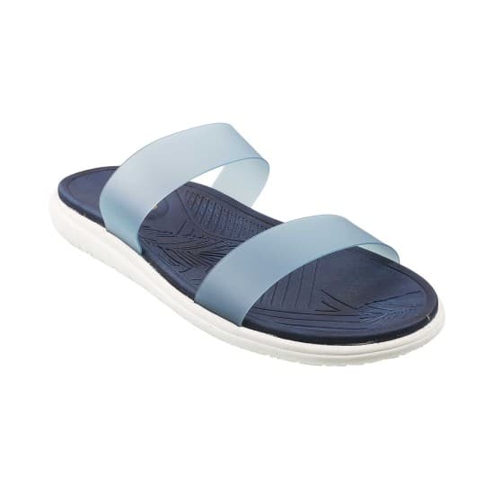 Women Blue Casual Slippers | Metro Shoes Women Blue Casual Slippers | Metro Shoes