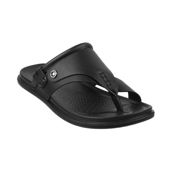 Men Black Casual Slippers Men Black Casual Slippers