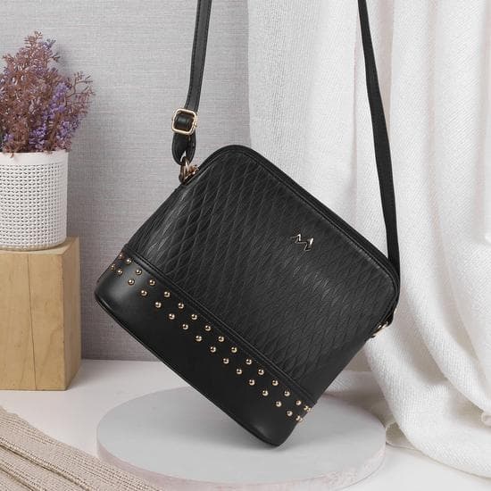 Women Black Sling Bag Women Black Sling Bag