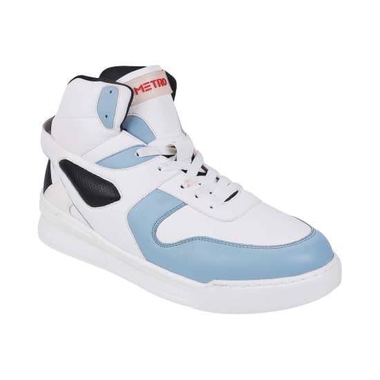Men White-Blue Sports Sneakers Men White-Blue Sports Sneakers