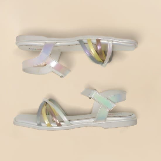 Girls White Casual Sandals Girls White Casual Sandals