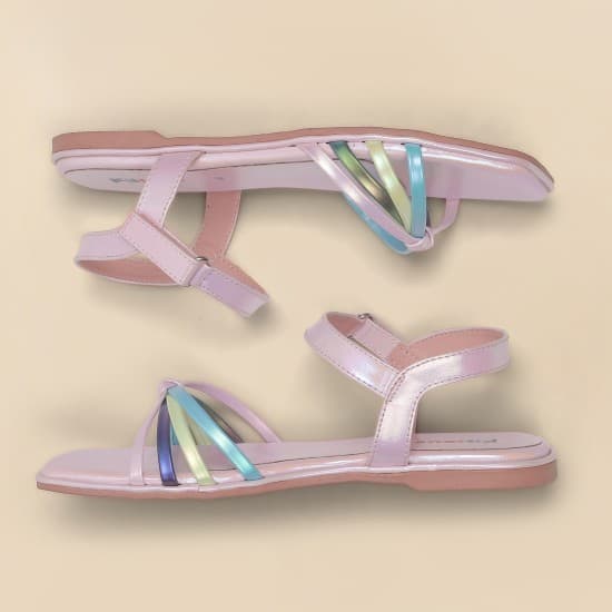 Girls Pink Casual Sandals Girls Pink Casual Sandals