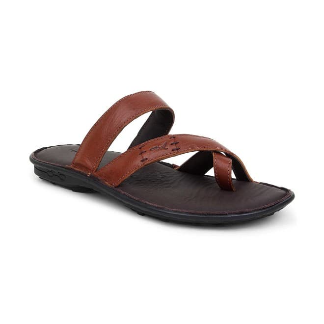 Men Brown Casual Slippers | Metro Shoes Men Brown Casual Slippers | Metro Shoes