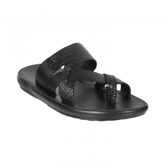 Men Black Casual Slippers Men Black Casual Slippers