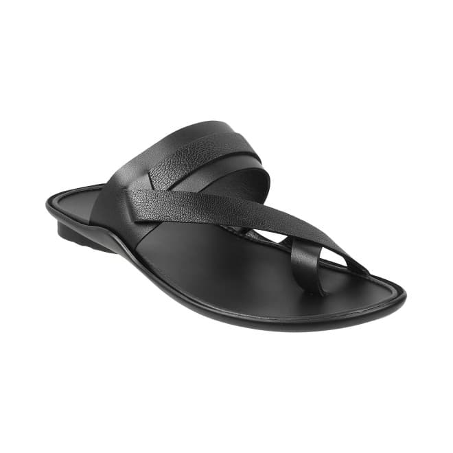 Men Black Casual Slippers Men Black Casual Slippers