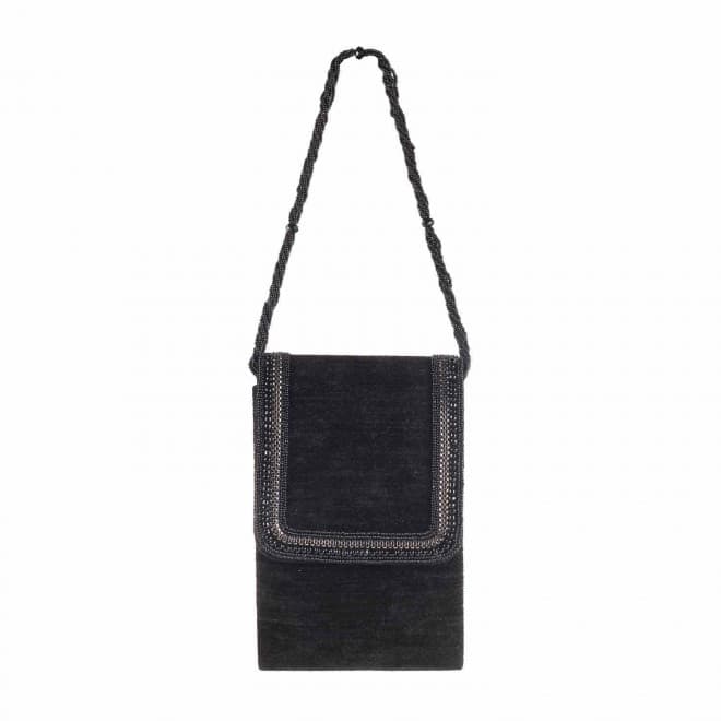 Women Black Mobile Cover Wrislet Women Black Mobile Cover Wrislet