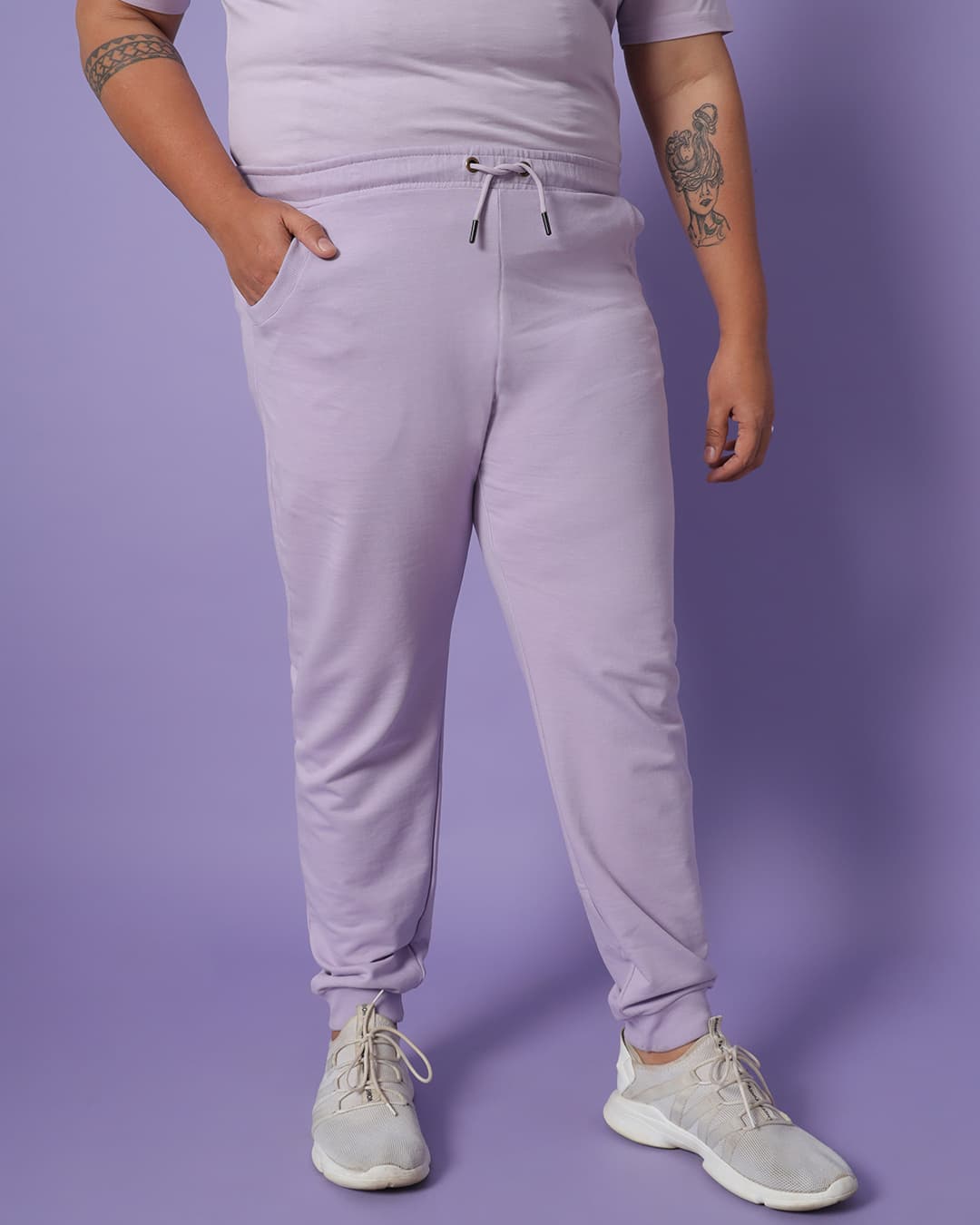 Buy Men's Feel Good Lilac Plus Size Joggers Online at Bewakoof | Bewakoof Buy Men's Feel Good Lilac Plus Size Joggers Online at Bewakoof | Bewakoof