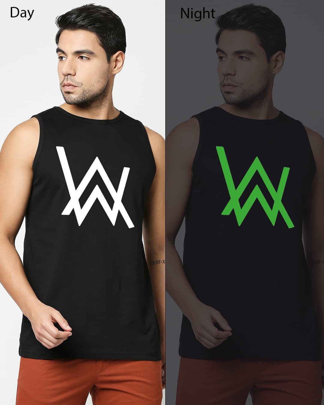 Buy Men's Black Alan Walker Graphic Printed Vest Online at Bewakoof | Bewakoof Buy Men's Black Alan Walker Graphic Printed Vest Online at Bewakoof | Bewakoof