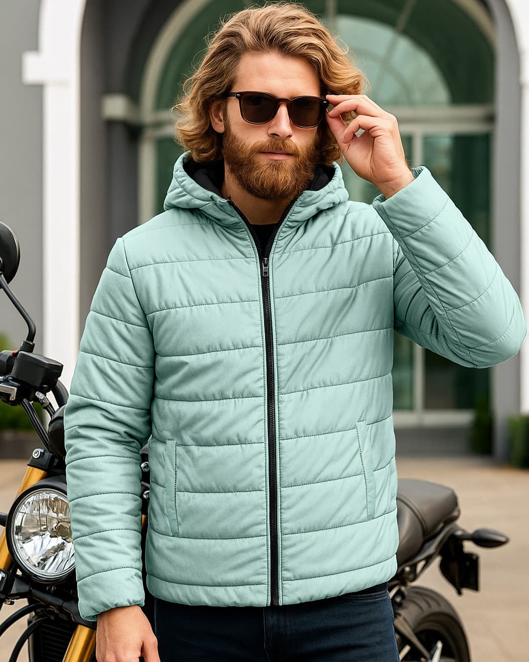 Buy Men's Black & Green Oversized Reversible Puffer Jacket Online at Bewakoof | Bewakoof Buy Men's Black & Green Oversized Reversible Puffer Jacket Online at Bewakoof | Bewakoof