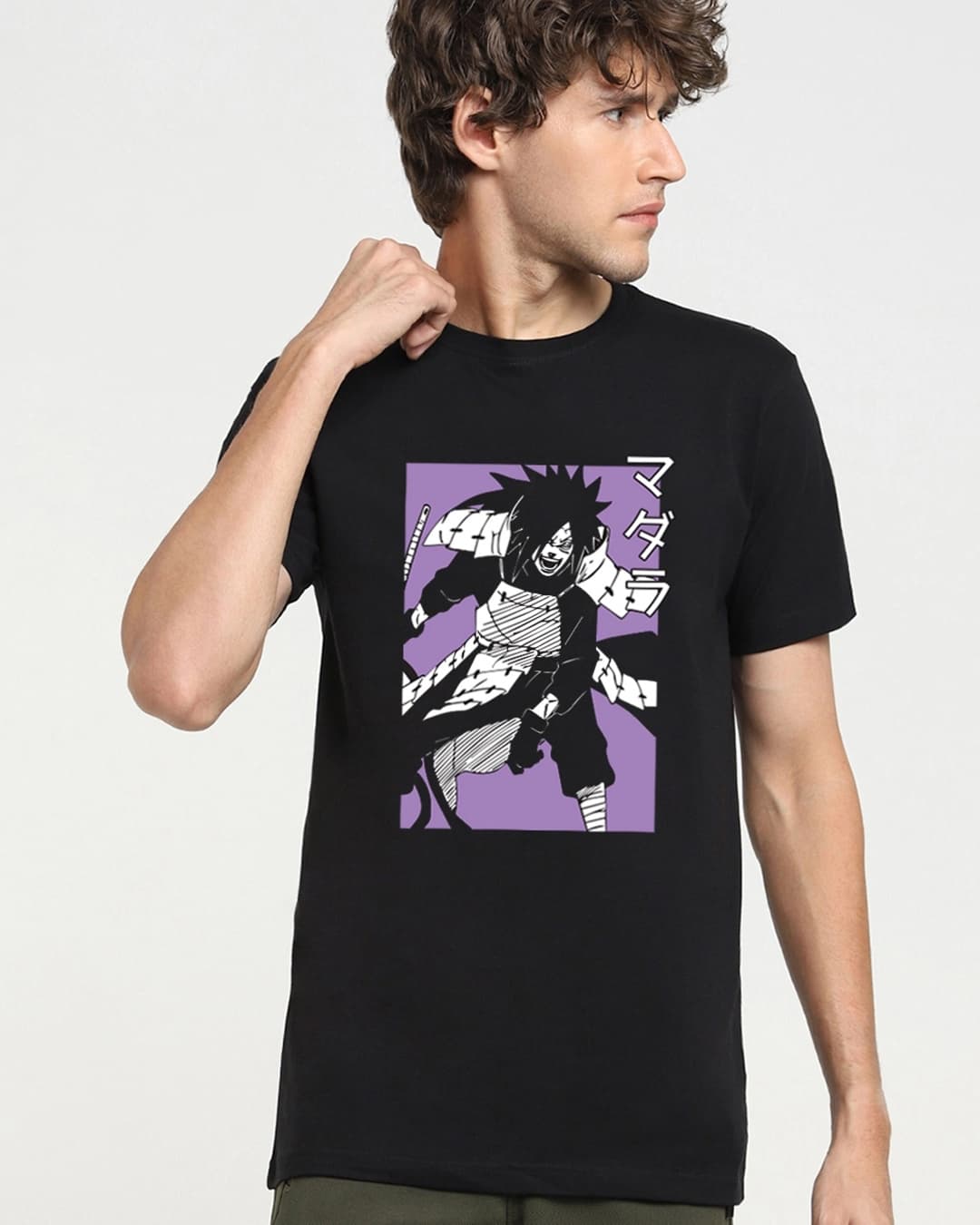 Buy Men's Black Madara Graphic Printed T-shirt Online at Bewakoof Buy Men's Black Madara Graphic Printed T-shirt Online at Bewakoof