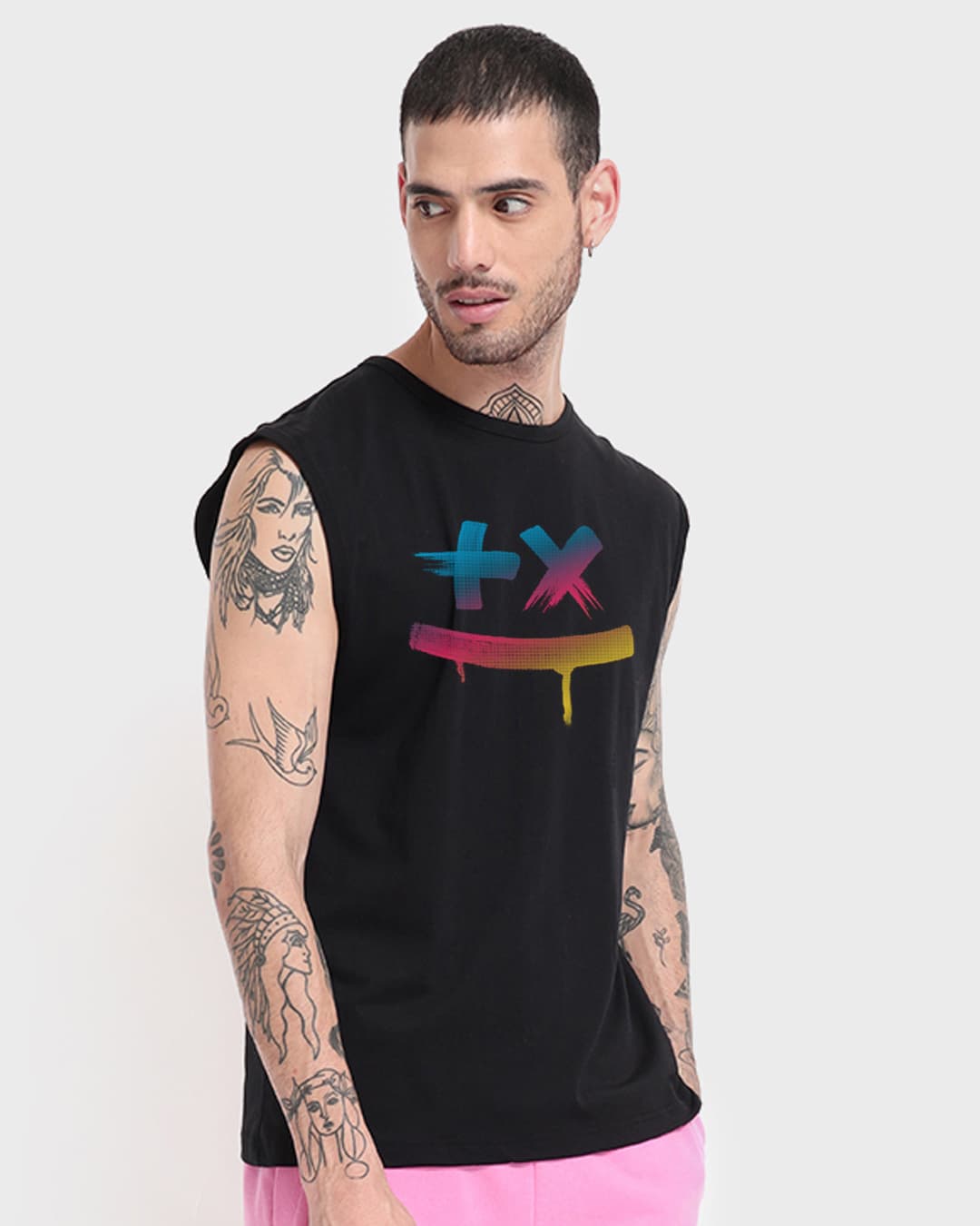 Buy Men's Black Martin Garrix Graphic Printed Super Loose Fit Vest Online at Bewakoof | Bewakoof Buy Men's Black Martin Garrix Graphic Printed Super Loose Fit Vest Online at Bewakoof | Bewakoof