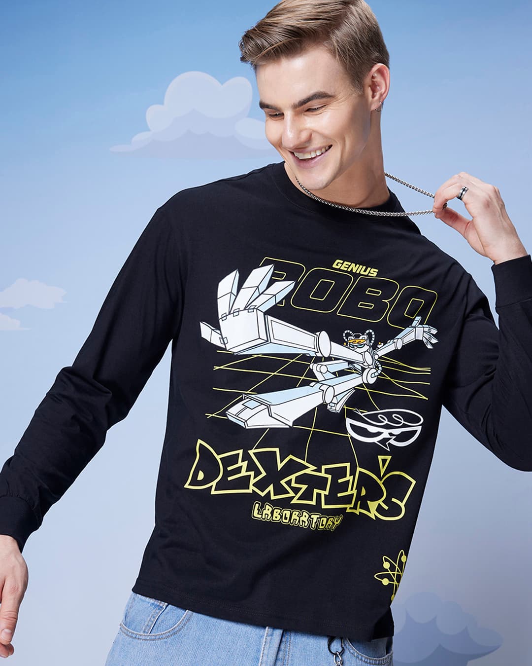 Buy Men's Black Robodex Graphic Printed Oversized T-shirt Online at Bewakoof | Bewakoof Buy Men's Black Robodex Graphic Printed Oversized T-shirt Online at Bewakoof | Bewakoof