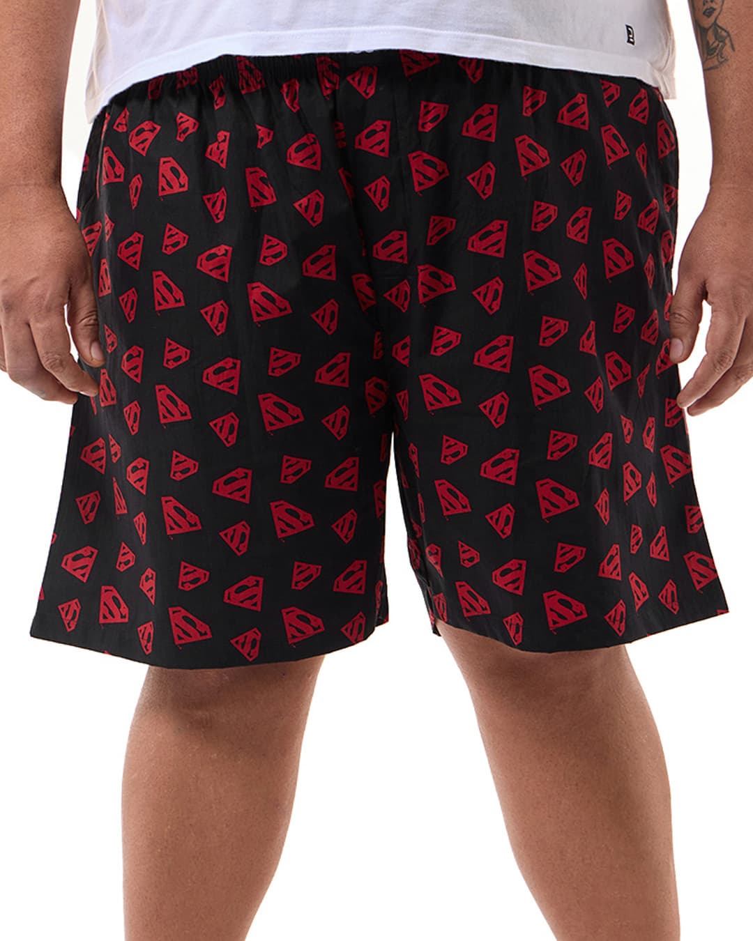 Buy Men's Black Superman All Over Printed Plus Size Boxers Online at Bewakoof Buy Men's Black Superman All Over Printed Plus Size Boxers Online at Bewakoof
