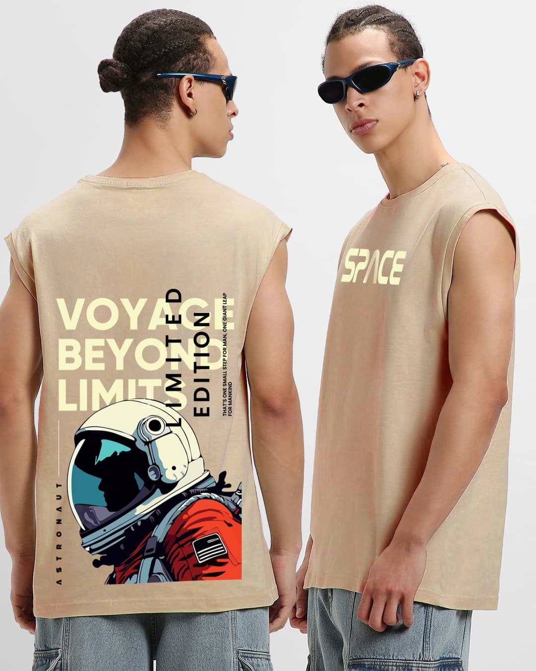 Buy Men's Brown Limited Edition Graphic Printed Oversized Vest Online at Bewakoof | Bewakoof Buy Men's Brown Limited Edition Graphic Printed Oversized Vest Online at Bewakoof | Bewakoof