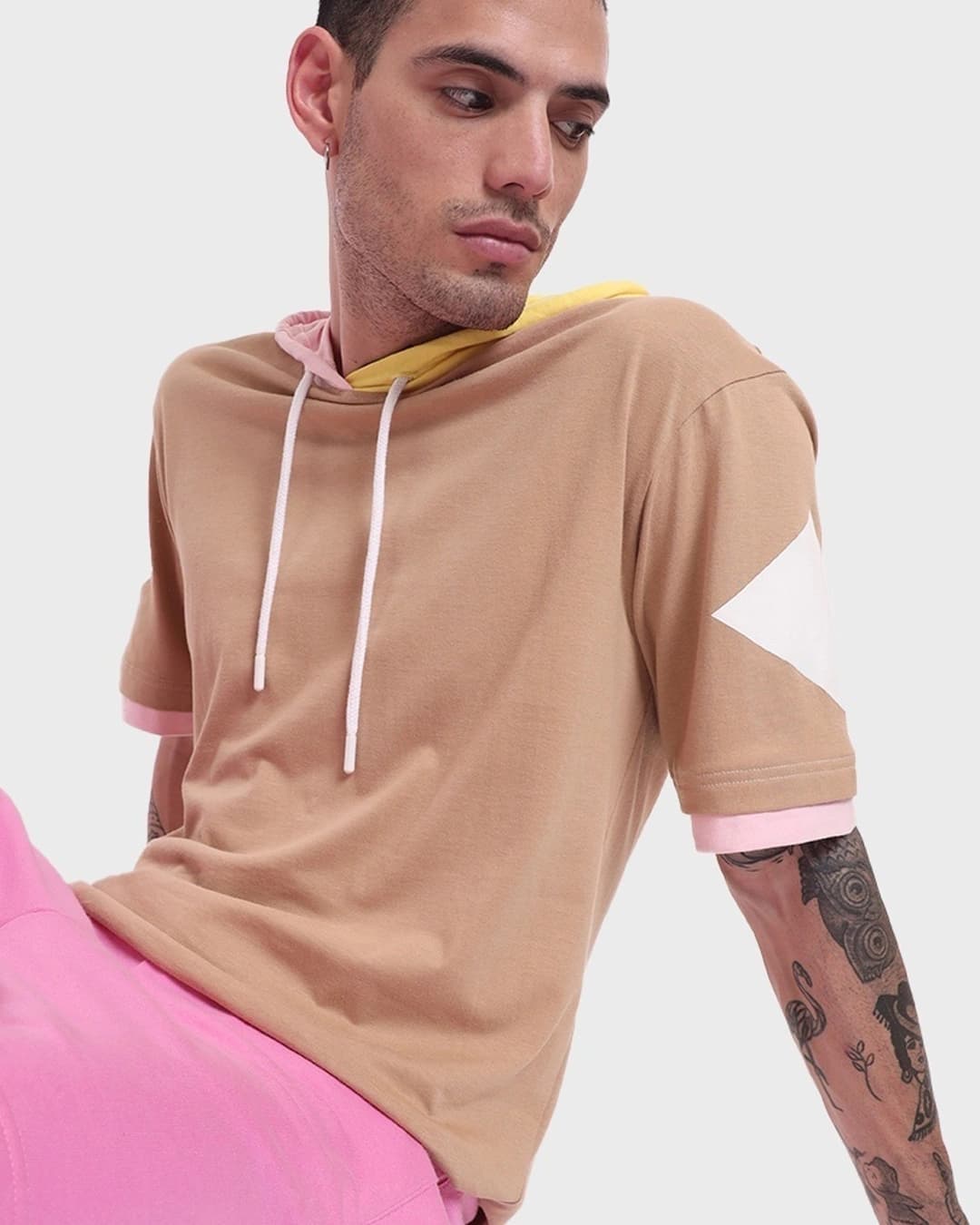 Buy Men's Brown Relaxed Fit Plus Size T-shirt Online at Bewakoof | Bewakoof Buy Men's Brown Relaxed Fit Plus Size T-shirt Online at Bewakoof | Bewakoof