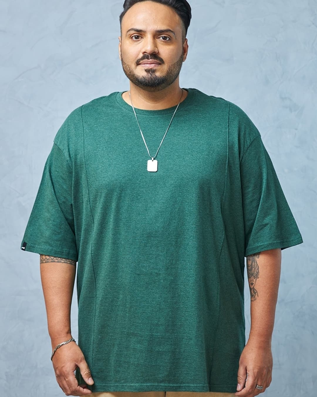 Buy Men's Green Oversized Plus Size T-shirt Online at Bewakoof Buy Men's Green Oversized Plus Size T-shirt Online at Bewakoof