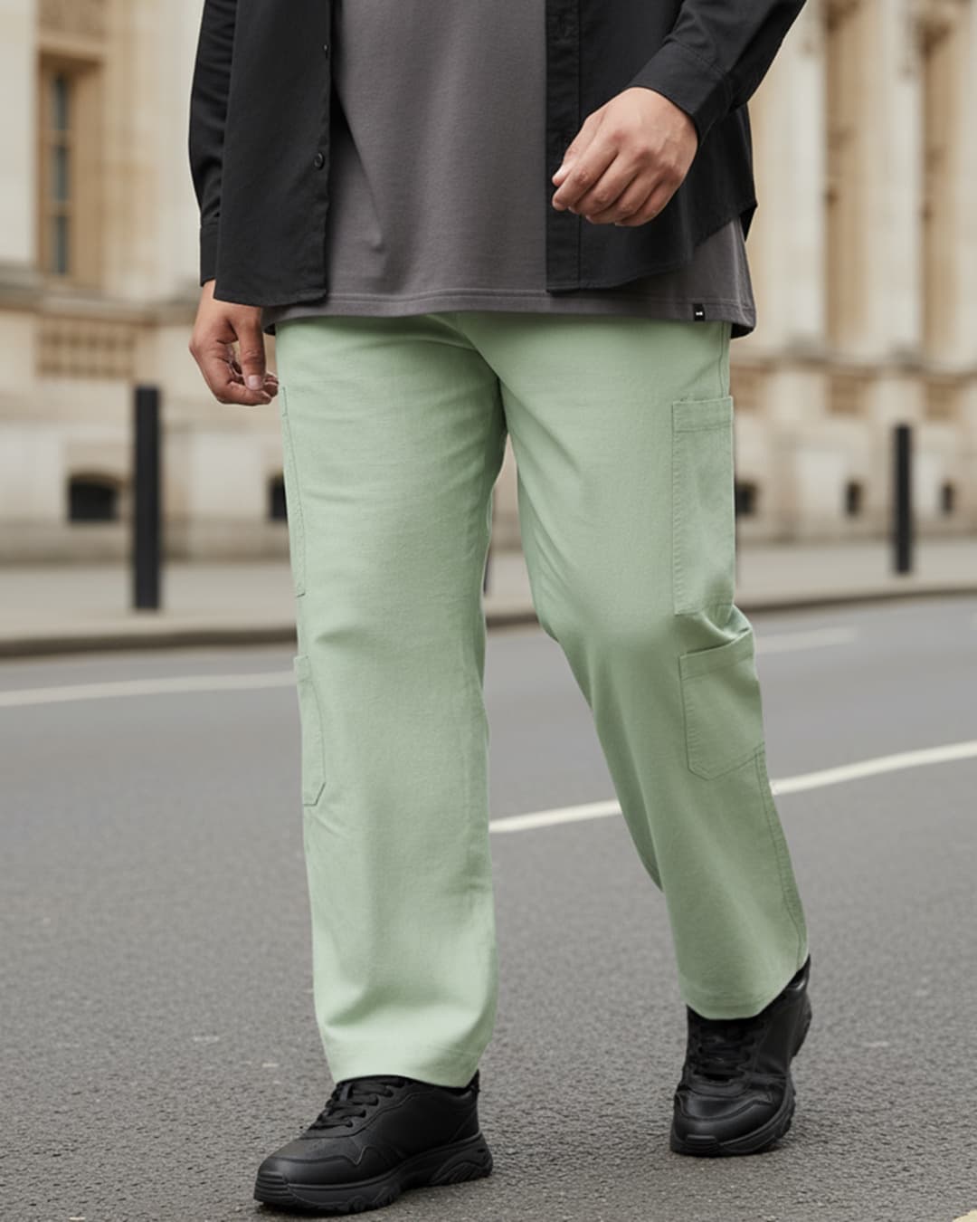 Buy Men's Green Plus Size Linen Pants Online at Bewakoof | Bewakoof Buy Men's Green Plus Size Linen Pants Online at Bewakoof | Bewakoof