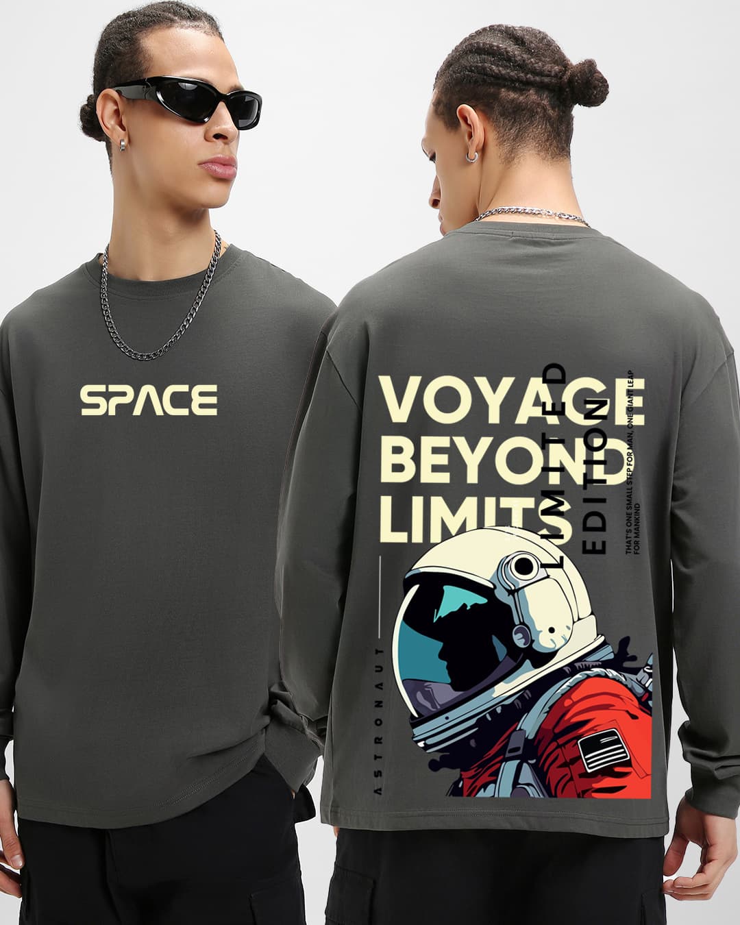 Buy Men's Grey Limited Edition Graphic Printed Oversized T-shirt Online at Bewakoof | Bewakoof Buy Men's Grey Limited Edition Graphic Printed Oversized T-shirt Online at Bewakoof | Bewakoof