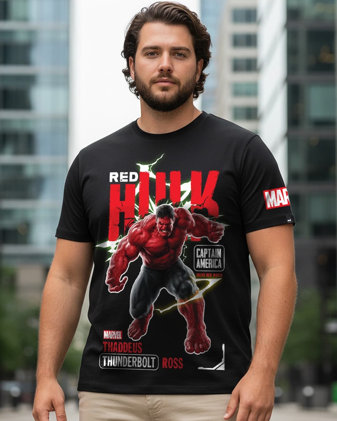 Buy Men's Jet Black Red Hulk Graphic Printed Plus Size T-shirt Online at Bewakoof | Bewakoof Buy Men's Jet Black Red Hulk Graphic Printed Plus Size T-shirt Online at Bewakoof | Bewakoof