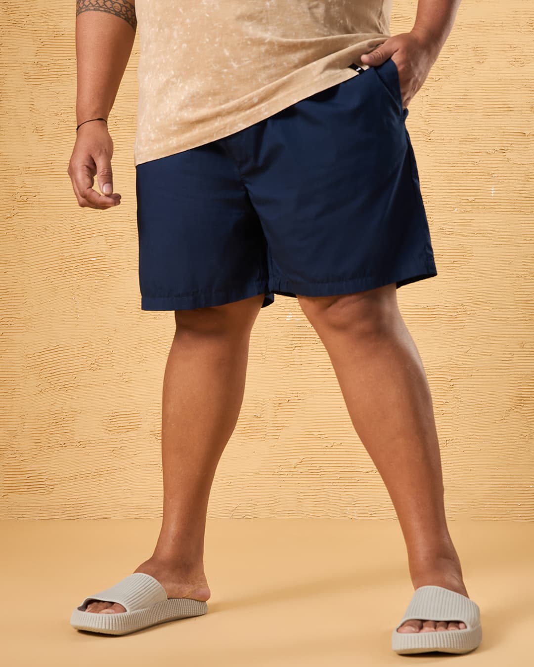Buy Men's Navy Blue Plus Size Boxer Online at Bewakoof Buy Men's Navy Blue Plus Size Boxer Online at Bewakoof