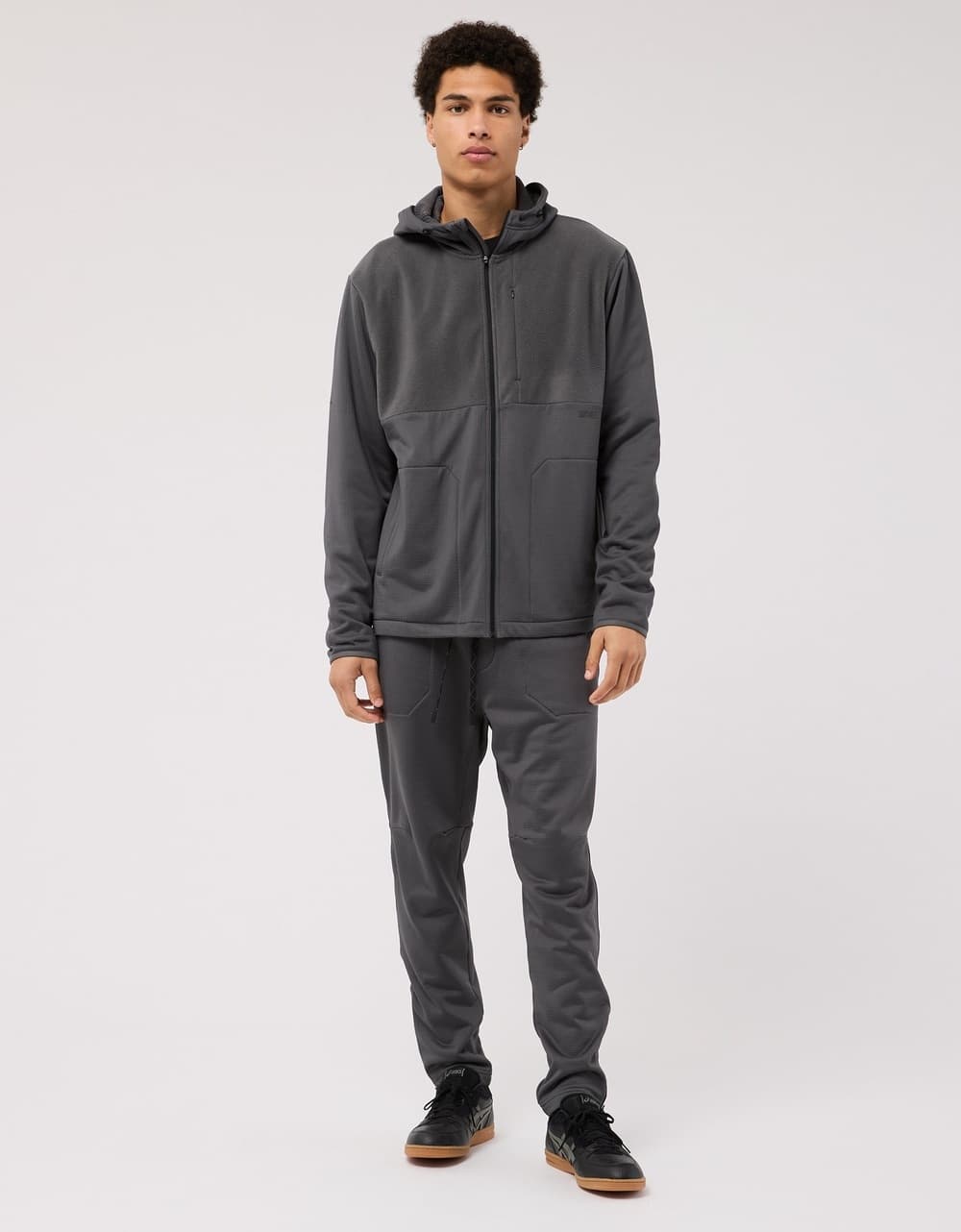 American Eagle Men Grey 24/7 Fleece Zip-Up Hoodie | Aeo American Eagle Men Grey 24/7 Fleece Zip-Up Hoodie | Aeo