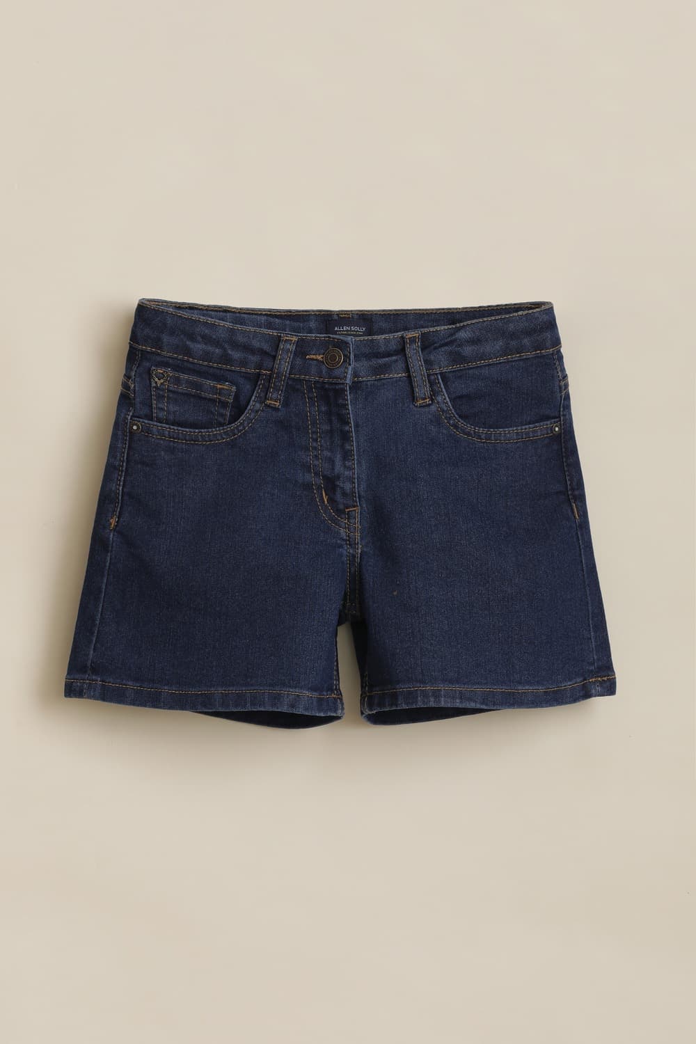 Girls Navy Solid Shorts Girls Navy Solid Shorts