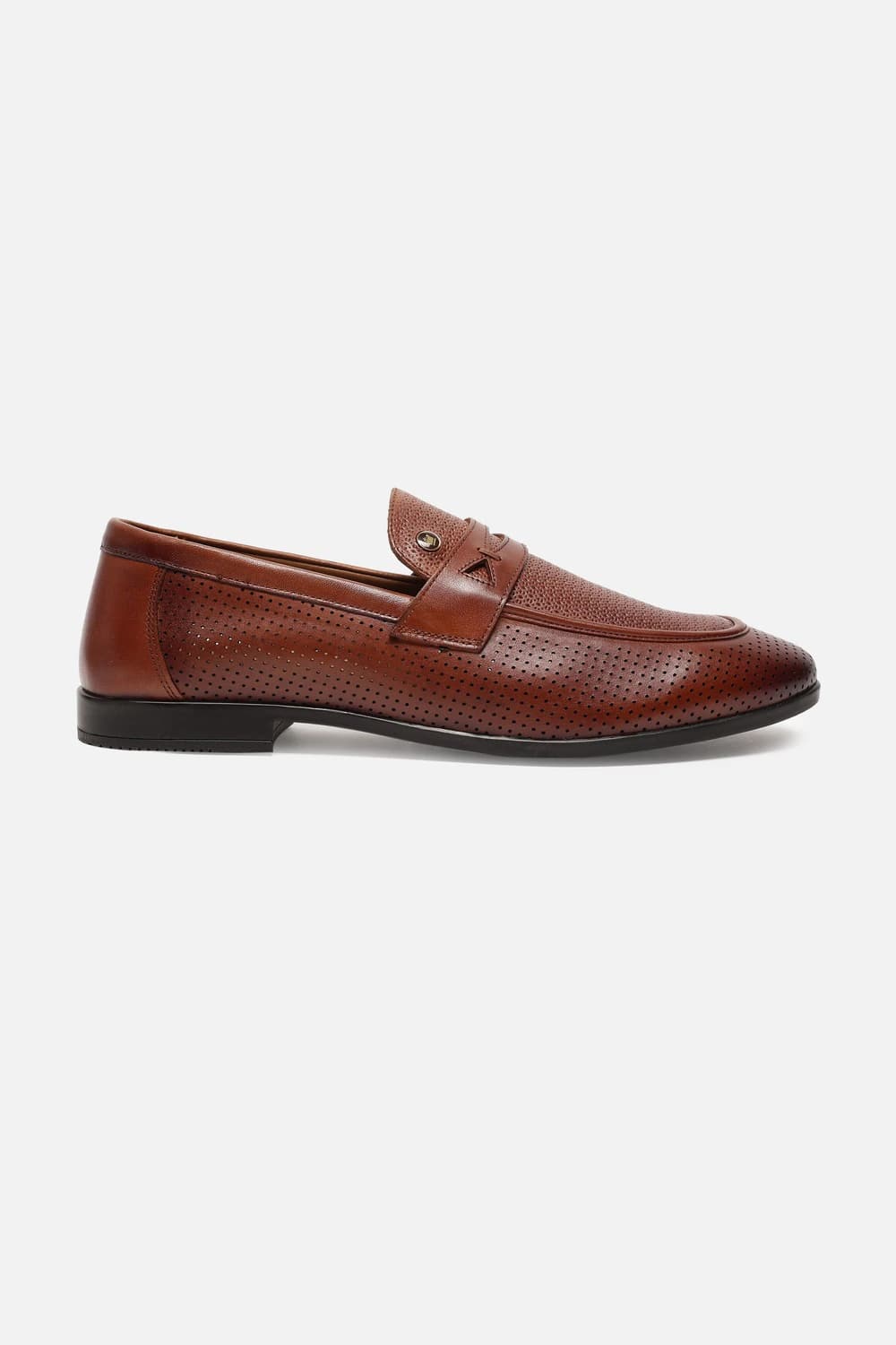 Men Brown Slip Ons | Louisphilippe Men Brown Slip Ons | Louisphilippe