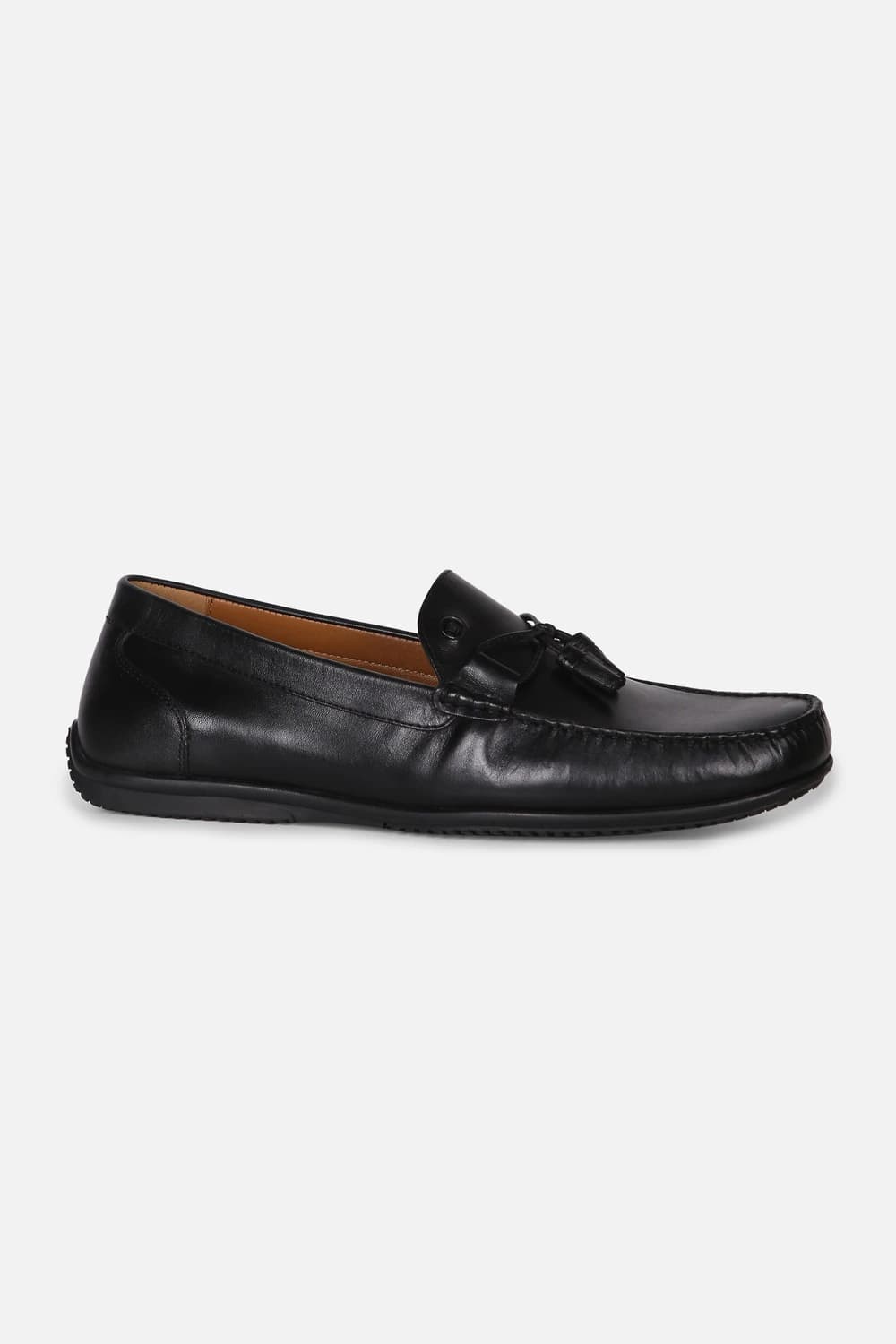Men Black Slip Ons | Louisphilippe Men Black Slip Ons | Louisphilippe