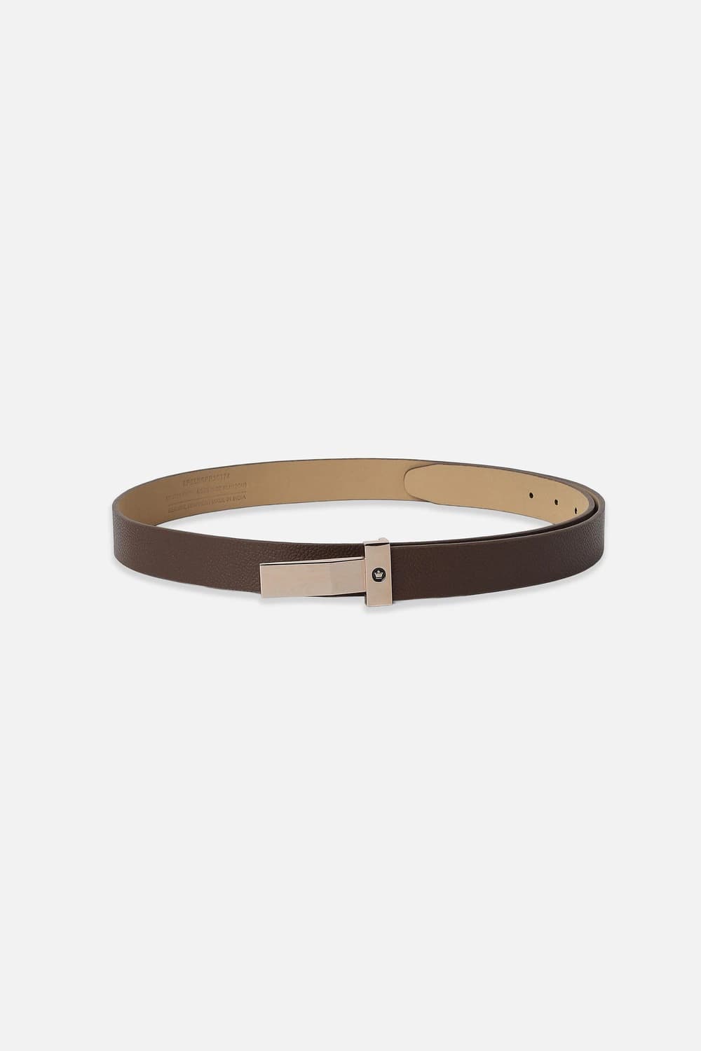 Men Brown Textured Genuine Leather Formal Belt | Louisphilippe Men Brown Textured Genuine Leather Formal Belt | Louisphilippe