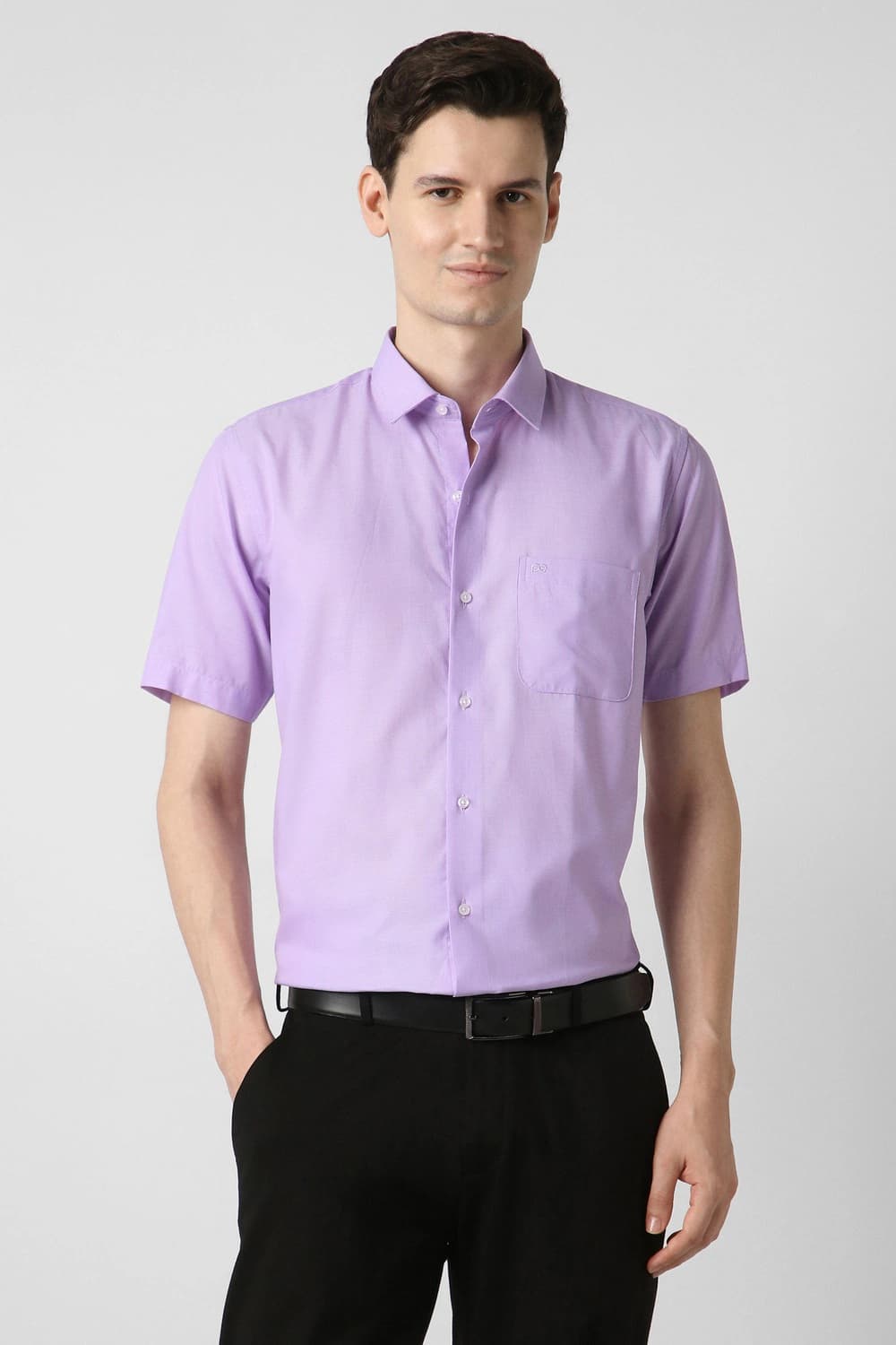 Men Lilac Nuvo Fit Shirt | Peterengland Men Lilac Nuvo Fit Shirt | Peterengland