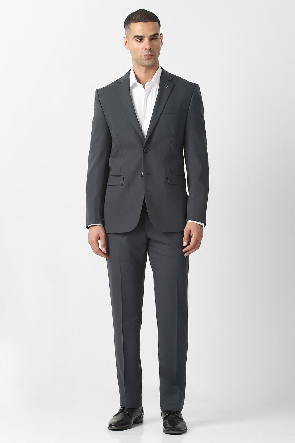 Van Heusen Grey Two Piece Suit | Vanheusenindia Van Heusen Grey Two Piece Suit | Vanheusenindia