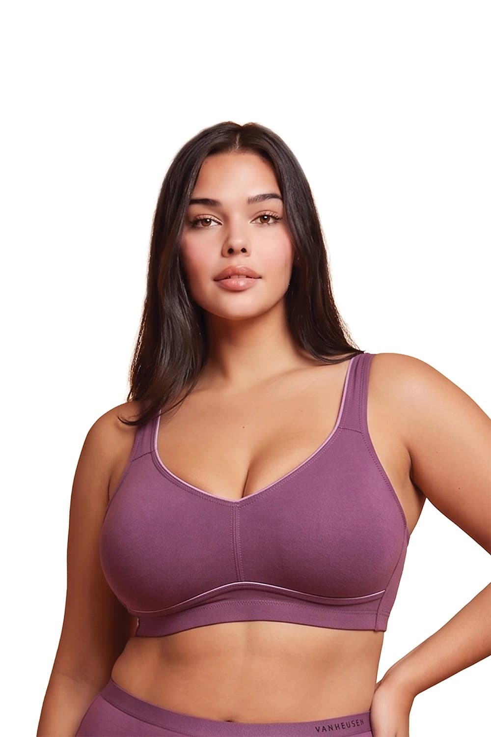 Van Heusen Women Purple Gum Drop Solid Plus Size Wireless Minimizer Bra | Vanheusenindia Van Heusen Women Purple Gum Drop Solid Plus Size Wireless Minimizer Bra | Vanheusenindia