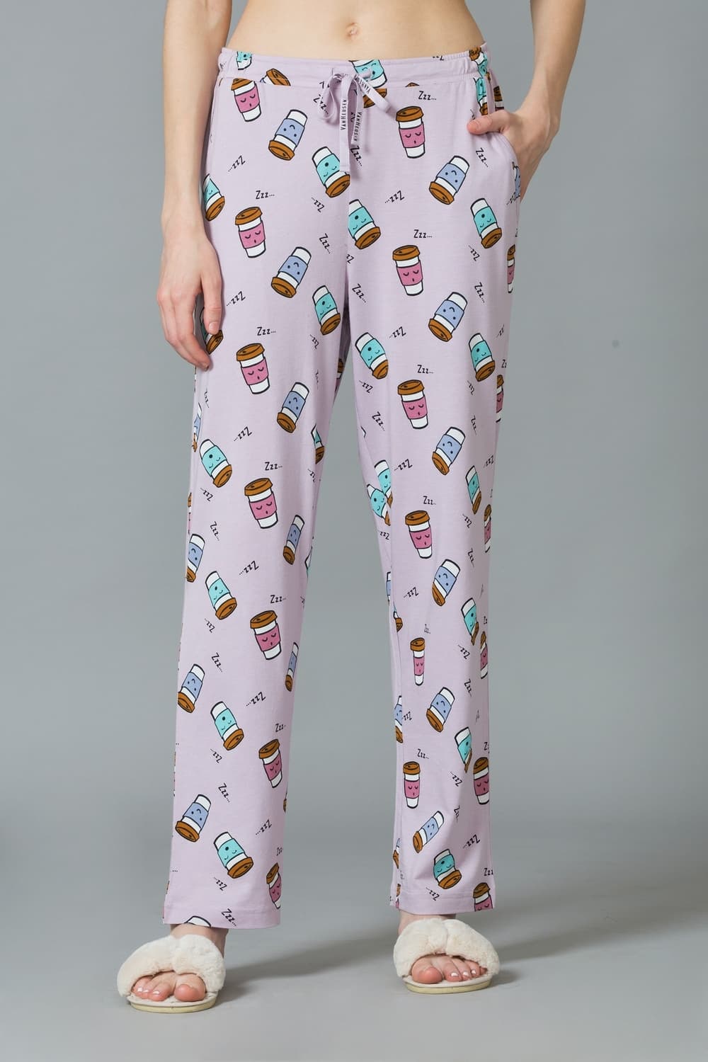Van Heusen Women Cozy Cup Allover Print Functional Pocket Ultra Soft Lounge Pants | Vanheusenindia Van Heusen Women Cozy Cup Allover Print Functional Pocket Ultra Soft Lounge Pants | Vanheusenindia