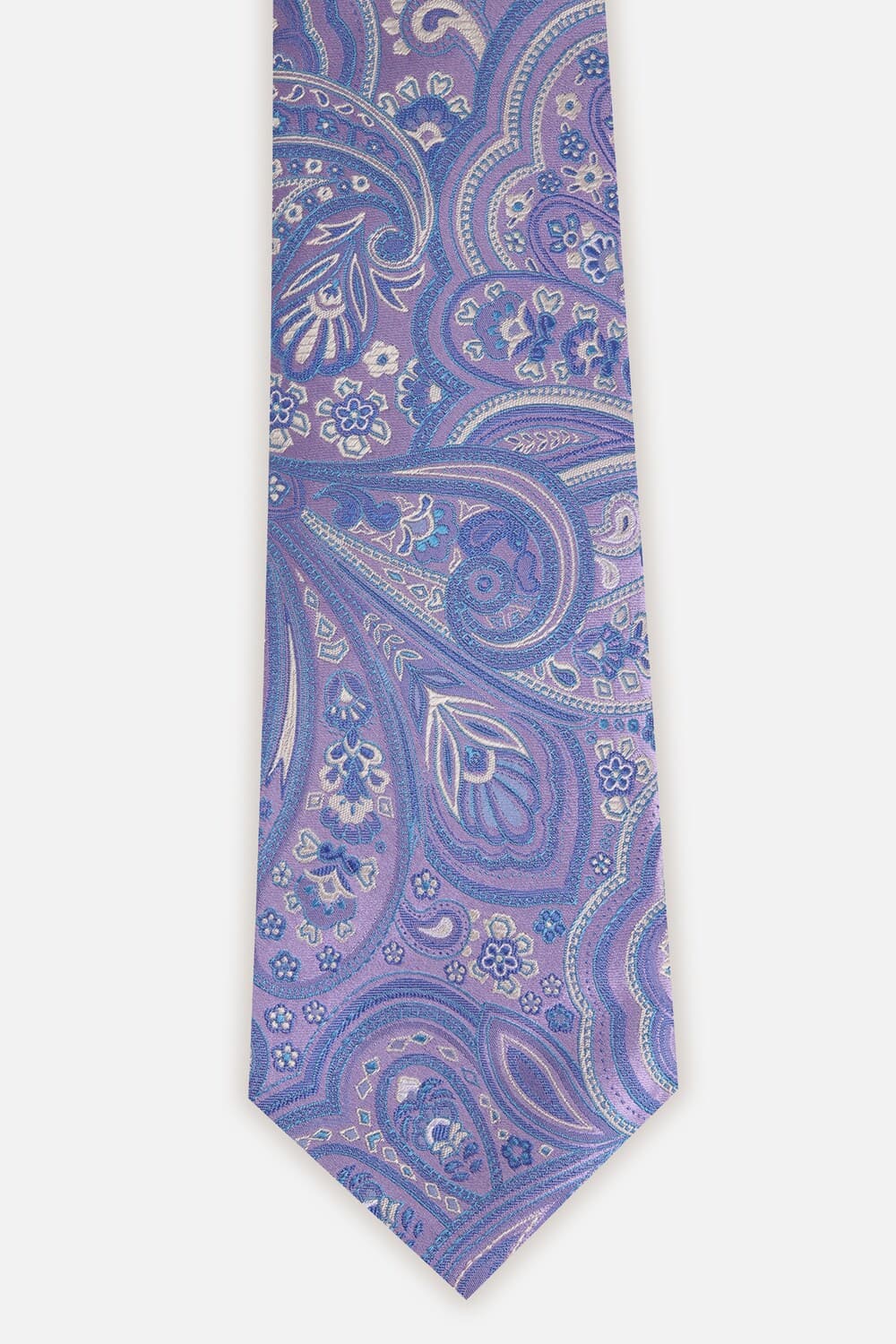 Men Purple Embroidered Tie | Vanheusenindia Men Purple Embroidered Tie | Vanheusenindia