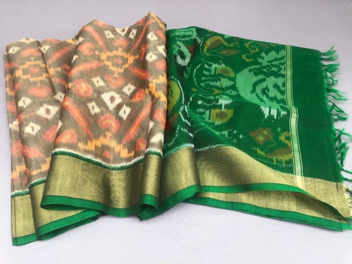 Pure Ikkat Silk Cotton Saree - JRS Handlooms | Jrshandlooms Pure Ikkat Silk Cotton Saree - JRS Handlooms | Jrshandlooms