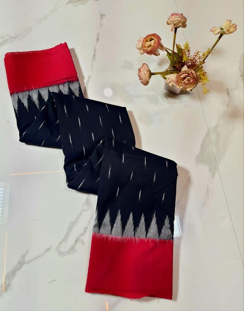 Handloom Ikkat Pochampally Cotton Saree - JRS Handlooms | Jrshandlooms Handloom Ikkat Pochampally Cotton Saree - JRS Handlooms | Jrshandlooms