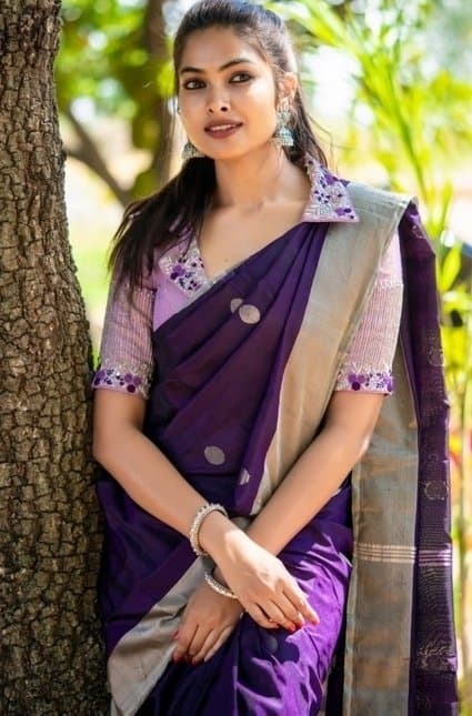 Pure Uppada Silk Saree Golden Woven Zari Border & Pallu - JRS Handlooms | Jrshandlooms Pure Uppada Silk Saree Golden Woven Zari Border & Pallu - JRS Handlooms | Jrshandlooms