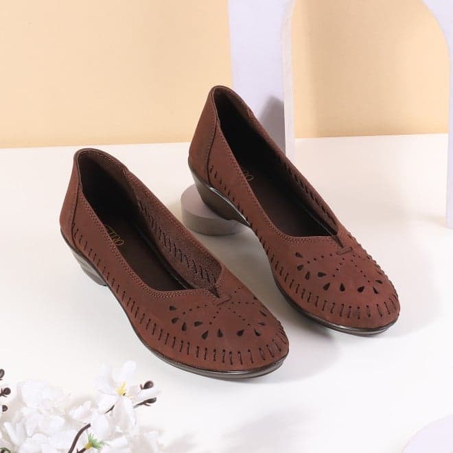 Women Tan Casual Ballerinas Women Tan Casual Ballerinas