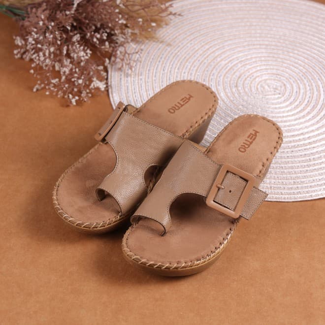 Women Beige Casual Slip Ons Women Beige Casual Slip Ons