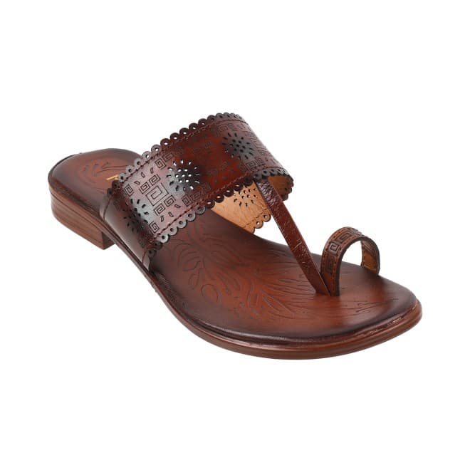 Women Tan Casual Slippers Women Tan Casual Slippers
