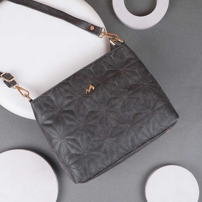 Women Grey Sling Bag Women Grey Sling Bag