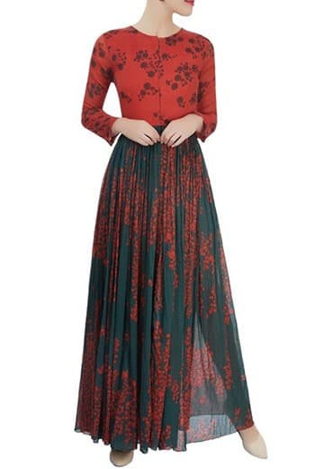 Floral mul mul closeable dress | Saaksha & Kinni | Saaksha & Kinni Floral mul mul closeable dress | Saaksha & Kinni | Saaksha & Kinni