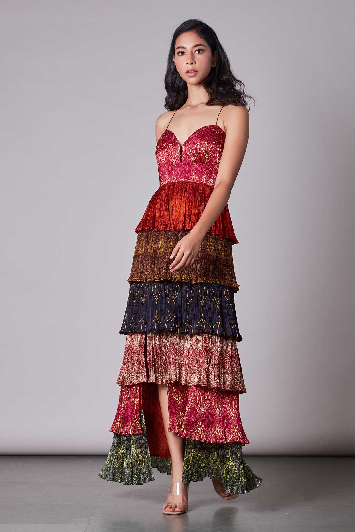 Six tier maxi dress | Saaksha & Kinni | Saaksha & Kinni Six tier maxi dress | Saaksha & Kinni | Saaksha & Kinni