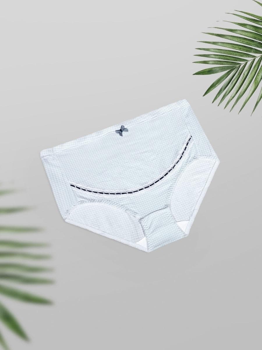 Shyle Delicate Blue Lace High Waist Maternity Hipster Panty Shyle Delicate Blue Lace High Waist Maternity Hipster Panty