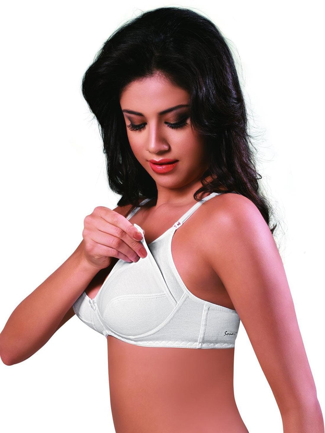 Sonari White Hosiery Maternity Bra Sonari White Hosiery Maternity Bra