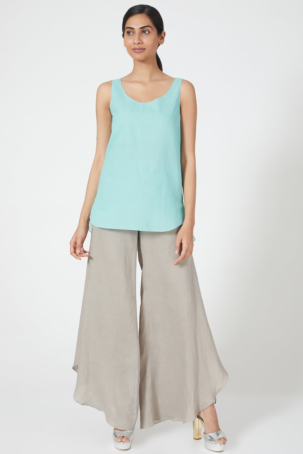 Blue Short Cami Top Blue Short Cami Top