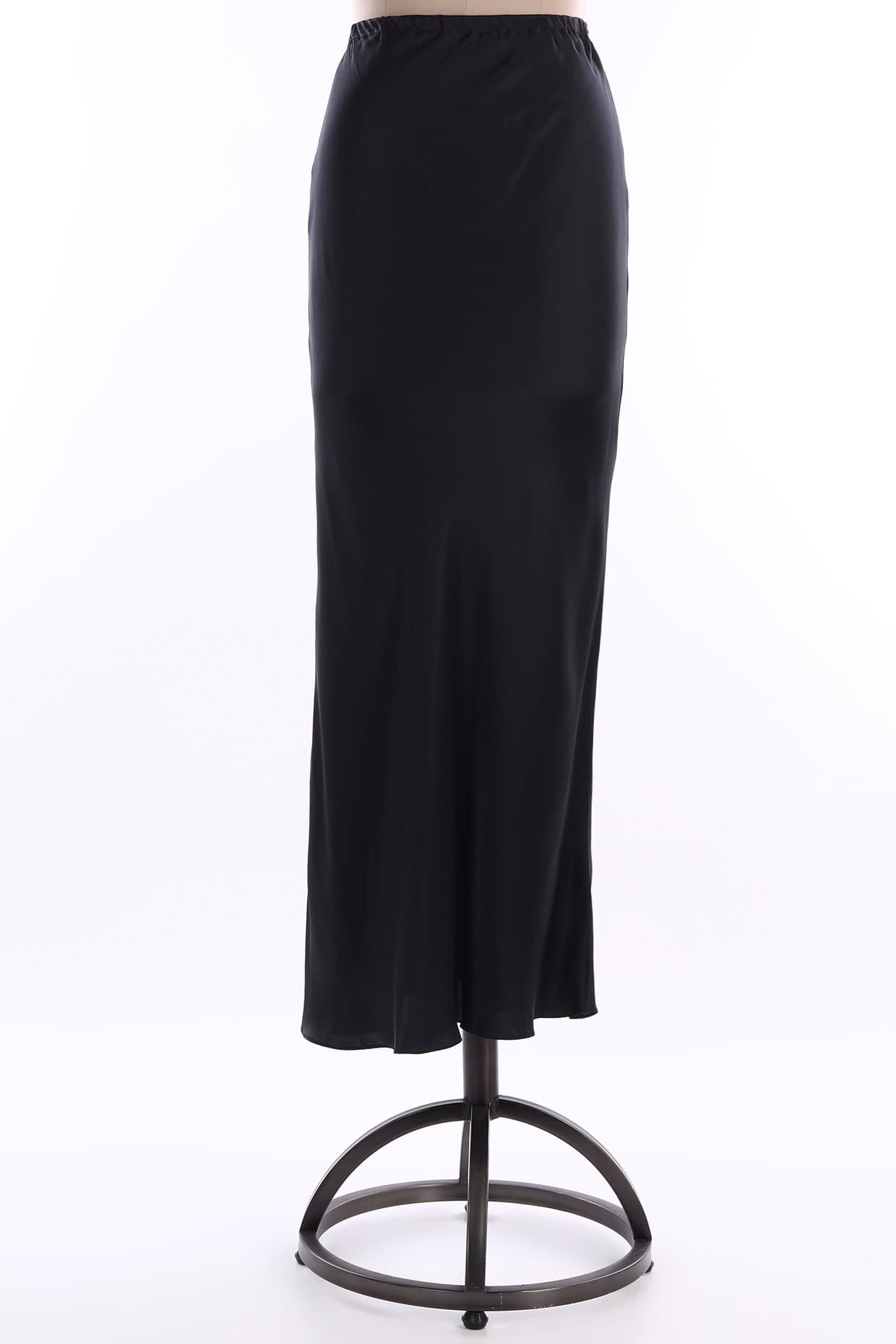 Black Satin Dress | Wendell Rodricks Black Satin Dress | Wendell Rodricks