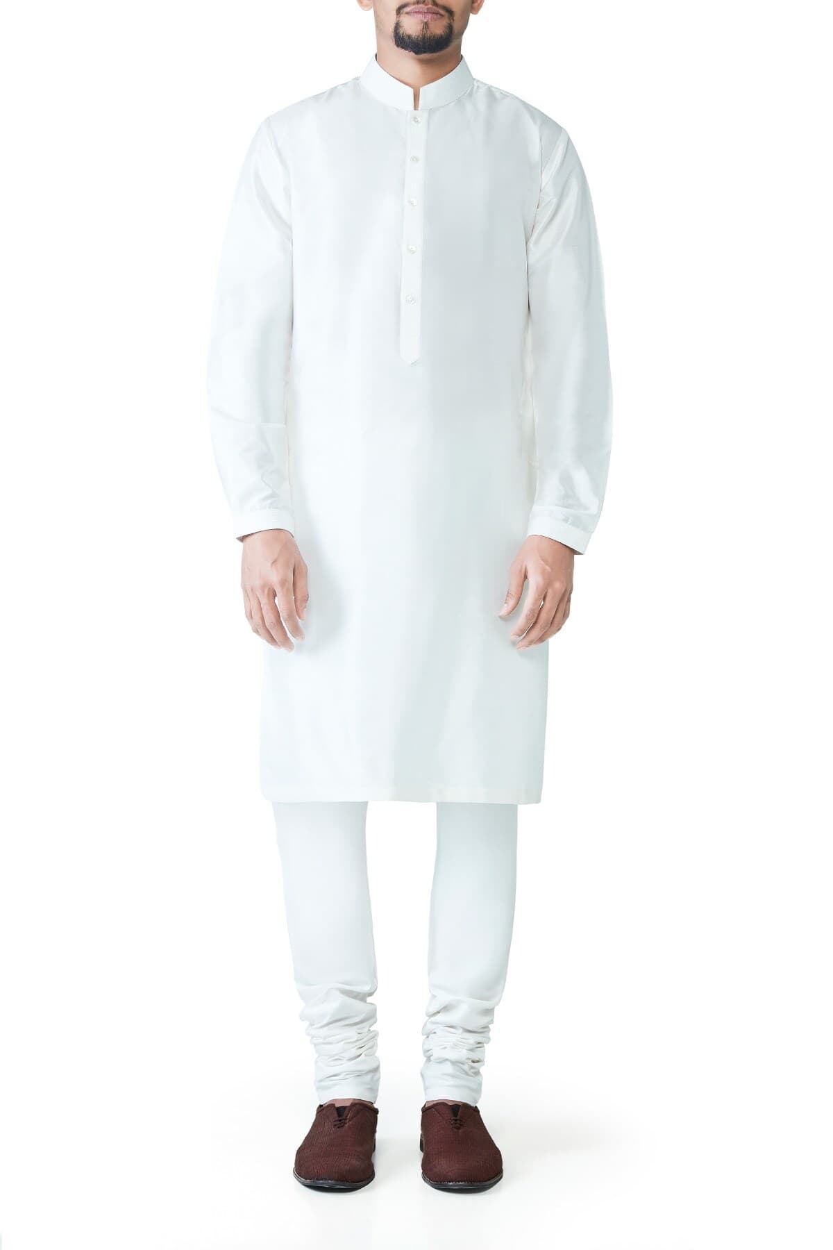 Off White Silk Churidar | Anitadongre Off White Silk Churidar | Anitadongre